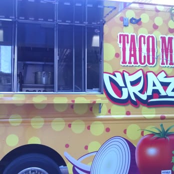 Taco Me Crazy - a taco truck with graffiti on it - Food Trucks Near Me