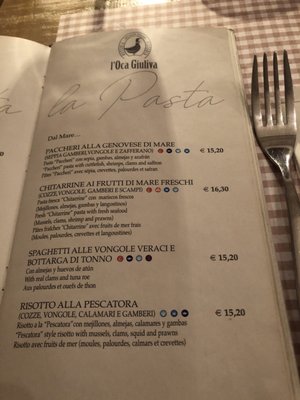 Menu photo 5 Ostería L'Oca Giuliva Seville, SE Menu photo 5 Ostería L'Oca Giuliva Seville, SE