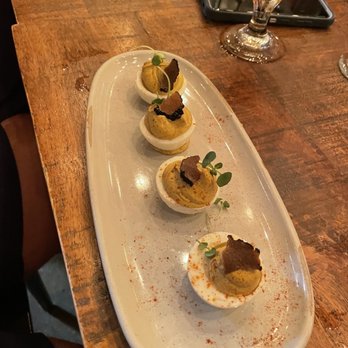 Le Chick - Truffled Deviled Eggs - Cocktail Bars Near Me - Miami, Florida Le Chick - Truffled Deviled Eggs - Cocktail Bars Near Me - Miami, Florida