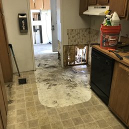 Our Old Kitchen As repairs began Our Old Kitchen As repairs began