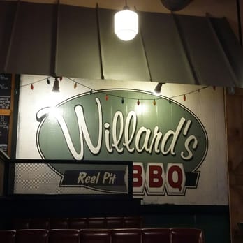Willard's Real Pit BBQ - A bright big sign hanging on the inside wall in case people forget where they are eating - Barbeque Near Me - Chantilly, Virginia Willard's Real Pit BBQ - A bright big sign hanging on the inside wall in case people forget where they are eating - Barbeque Near Me - Chantilly, Virginia