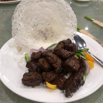 Koi Palace - Beef cubes this was a decent one, tenderized likely by baking soda - Dim Sum Near Me - Dublin, California Koi Palace - Beef cubes this was a decent one, tenderized likely by baking soda - Dim Sum Near Me - Dublin, California