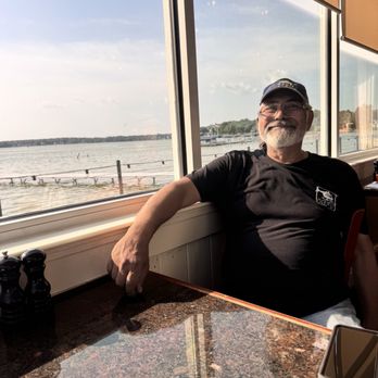 Lighthouse Restaurant - View from our table, sorry to have Bob in it - Seafood Near Me - Cedar Lake, Indiana Lighthouse Restaurant - View from our table, sorry to have Bob in it - Seafood Near Me - Cedar Lake, Indiana