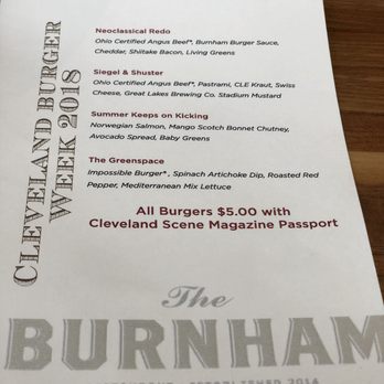 The Burnham Restaurant - New American Near Me - Cleveland, Ohio The Burnham Restaurant - New American Near Me - Cleveland, Ohio