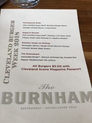 Menu photo 5 The Burnham Restaurant Cleveland, OH Menu photo 5 The Burnham Restaurant Cleveland, OH