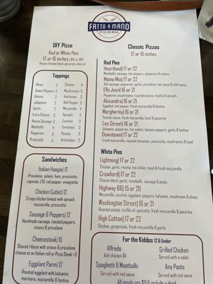 Menu photo 2 Fatto A Mano Pizzeria Greenville, TX Menu photo 2 Fatto A Mano Pizzeria Greenville, TX