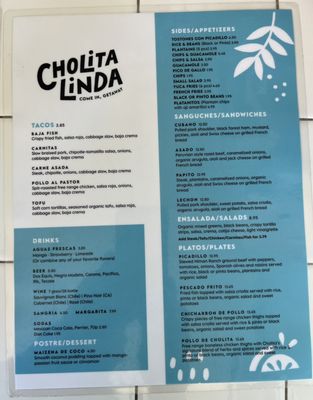 Menu photo 2 Cholita Linda Alameda, CA Menu photo 2 Cholita Linda Alameda, CA