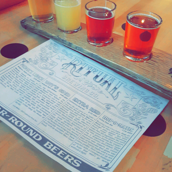 Ritual Brewing - year round flight for $8 - Breweries Near Me - Redlands, California