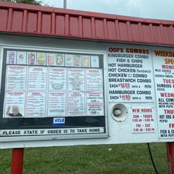 Odi’s Kingburger - Menu (August 2022)