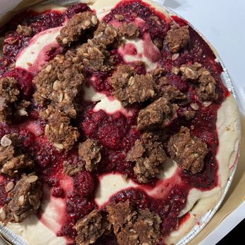 Ingrained - White Chocolate Raspberry Oatmeal Cream Pie Custom Cake - Vegan Near Me - Chicago, Illinois