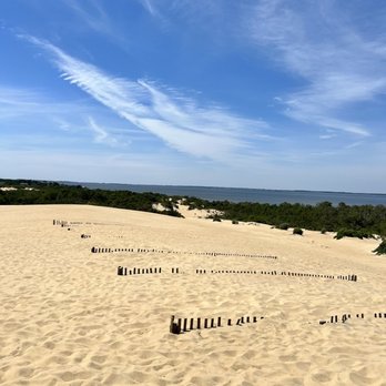 Jockey's Ridge State Park - On top of a dune where you can see water on the other side - Parks Near Me - Nags Head, North Carolina Jockey's Ridge State Park - On top of a dune where you can see water on the other side - Parks Near Me - Nags Head, North Carolina