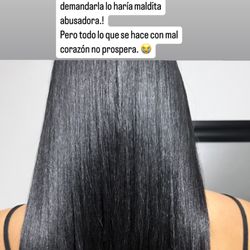 Alba's Beauty Salon - the cutting of the ends and where they damaged all my hair just for saying that they didn't comb my hair well.