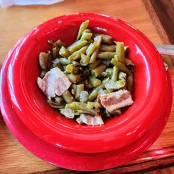 Fricker's - Green beans with bacon and ham