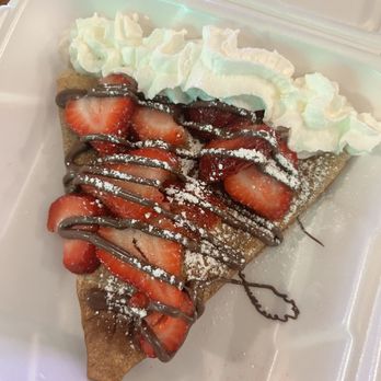 Nutella Strawberry Crepe