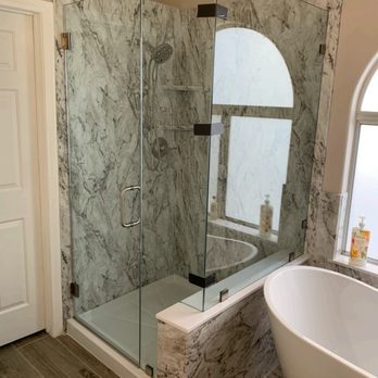 Thompson Bath Remodel - An incredible new glass shower installed with quality and care! - General Contractors Near Me - Las Vegas, Nevada Thompson Bath Remodel - An incredible new glass shower installed with quality and care! - General Contractors Near Me - Las Vegas, Nevada