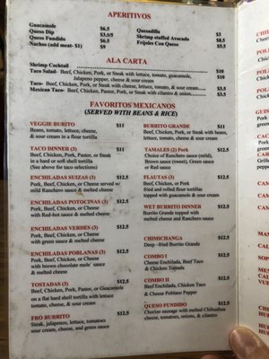 Menu photo 5 Santi's Restaurante Mexicano Charleston, SC