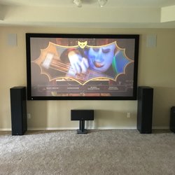 Audio Visual Up - 7.2 Surround Home Theater Installation with Projector & Screen