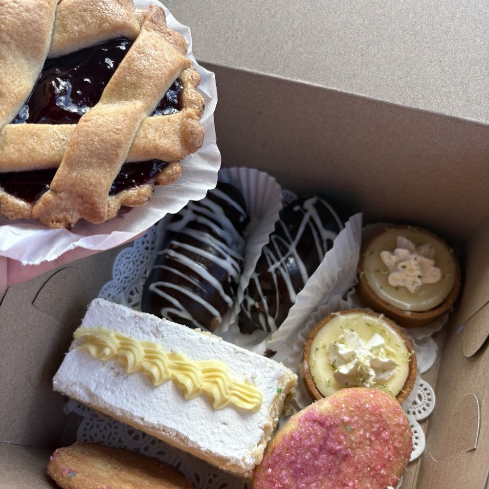 Importico's Bakery Cafe - Raspberry tart, mini eclairs, mini key lime pies, limoncello cake slice and sugar cookies - Bakeries Near Me - Stuart, Florida