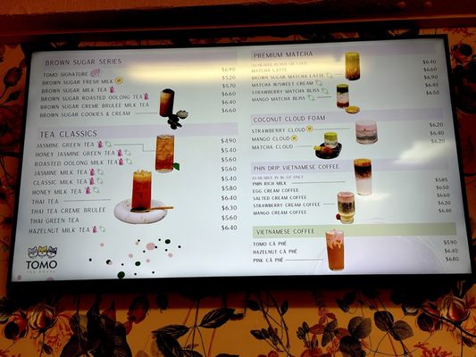 Menu photo 5 TOMO Tea House University Place, WA Menu photo 5 TOMO Tea House University Place, WA