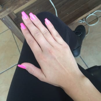 Carnation Nails - Nails by Henry. My nails were so bad that he took off my old ones and redid the set but charged me the same as a refill. Love it - Nail Salons Near Me - Tarzana, California