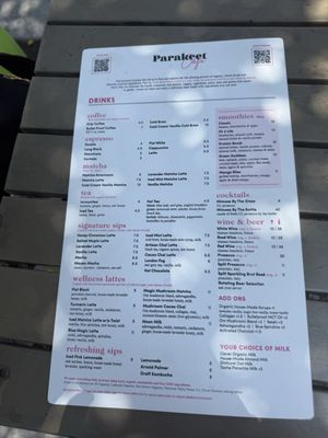 Menu photo 8 Parakeet Cafe - Little Italy San Diego, CA Menu photo 8 Parakeet Cafe - Little Italy San Diego, CA