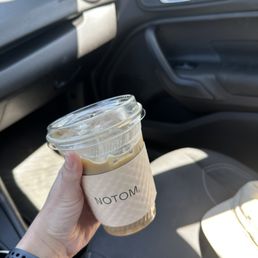 Iced Honey Oat Milk Latte