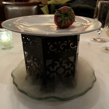 Ciera Steak + Chophouse - Complimentary strawberry dessert - Steakhouses Near Me - Stateline, Nevada