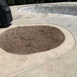 All done and clean. Doing a backyard remodeling!
