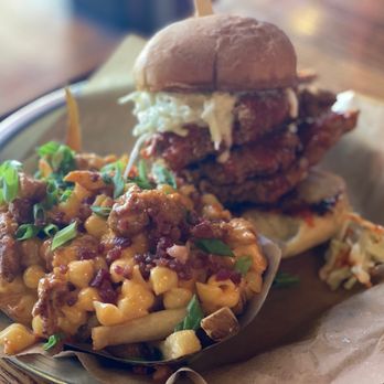 The Howlin Bird - October Sandwich of the Month: "THE BUFFALO BLEU" w/ Campfire Fries! Absolutely phenomenal! BOOM!!!! - Chicken Shop Near Me - North Canton, Ohio The Howlin Bird - October Sandwich of the Month: "THE BUFFALO BLEU" w/ Campfire Fries! Absolutely phenomenal! BOOM!!!! - Chicken Shop Near Me - North Canton, Ohio