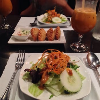 BKNY Thai Restaurant - Salad and curry puffs - Thai Near Me - Bayside, New York BKNY Thai Restaurant - Salad and curry puffs - Thai Near Me - Bayside, New York