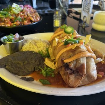 Casa del Vegano - "Beef" Chimichanga - Vegan Near Me - Dallas, Texas