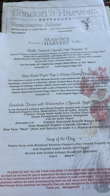 Menu photo 3 Season's Harvest Cafe Cypress, TX
