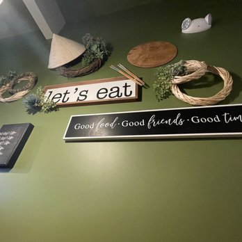 Pho Ca Dao Grill - Cute wall on the inside near the booths - Vietnamese Near Me - Escondido, California Pho Ca Dao Grill - Cute wall on the inside near the booths - Vietnamese Near Me - Escondido, California