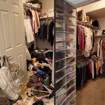 Sort It Out San Diego - Closet before and after. - Home Organization Near Me Sort It Out San Diego - Closet before and after. - Home Organization Near Me