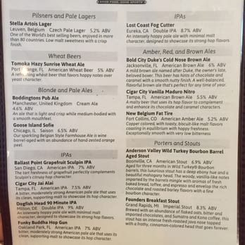 Beef 'O' Brady's - Nice selection of craft beers here at Beefs. - American Near Me - Apopka, Florida