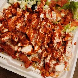 Maq’s Gyro Grill - Chicken over rice platter. Amazing.