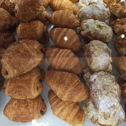 Almond & regular croissants from Alexander's Patisserie Almond & regular croissants from Alexander's Patisserie