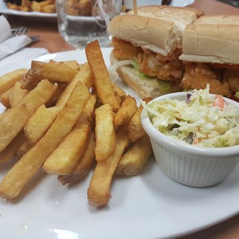 RD's Southern BBQ - Shrimp Po'boy. They might want to switch to a more crusty bread - Southern Near Me - Brampton, Ontario RD's Southern BBQ - Shrimp Po'boy. They might want to switch to a more crusty bread - Southern Near Me - Brampton, Ontario