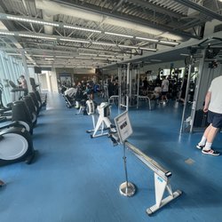 Hillcrest Recreation Centre - Huge community gym but the smallest gym. Tired photo is the whole space, if there's 20 people in here, it's packed
