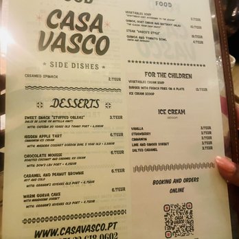 Casa Vasco - Menu - Portuguese Near Me - Porto, 13