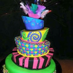 Carolina Cuppitycakes - A fun Cirque de soleil cake