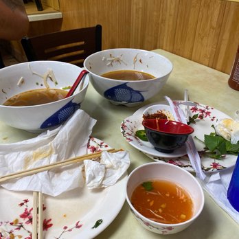 Pho Five-O - You can tell it was delicious- we ate it all! - Vietnamese Near Me - Aiea, Hawaii
