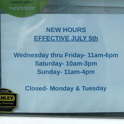 Rick's Barber Shop - New hours of operation
