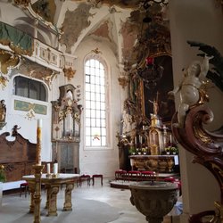 St. Johann - Loge und Nebenorgel