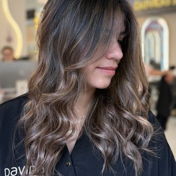 Davida Salon - Caramel Balayage + Haircut done with the help of K18 Treatment to help keep the hair healthy. Finished with loose waves for the perfect look - Hair Salons Near Me - New York, New York Davida Salon - Caramel Balayage + Haircut done with the help of K18 Treatment to help keep the hair healthy. Finished with loose waves for the perfect look - Hair Salons Near Me - New York, New York