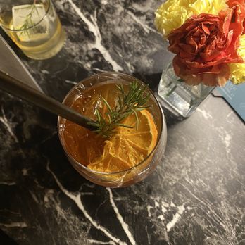 Calafuria - Drinks in the speakeasy (spritz and an old fashioned) - Italian Near Me - Reno, Nevada