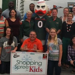 allCanes - Our allCanes annual Shopping Spree For Kids--benefitting local Boys & Girls Clubs in Miami, with help from UM coaches and admin.