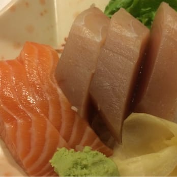 Samurai Japanese Restaurant - Assorted salmon and tuna shishimi $7 - Japanese Near Me - Vancouver, British Columbia