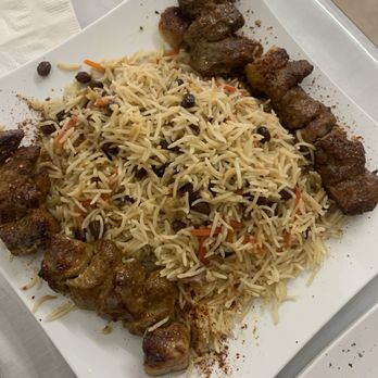 Kunduz Kabob & Pizza - Beef Kobeda Kabob with Rice (can feed 2 people) - Afghan Near Me - Lakeside, California
