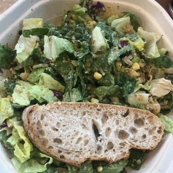 sweetgreen - Healthy Salads, Wraps, and Bowls - Base: Romaine & Quinoa Topping: Corn | Purple Cabbage | Onion | Cucumber Protein: Roasted Chicken - Salad Near Me - College Park, Maryland sweetgreen - Healthy Salads, Wraps, and Bowls - Base: Romaine & Quinoa Topping: Corn | Purple Cabbage | Onion | Cucumber Protein: Roasted Chicken - Salad Near Me - College Park, Maryland